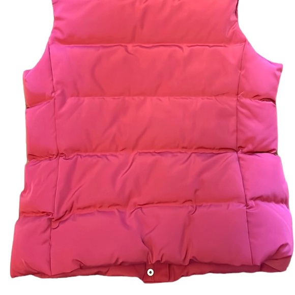 Talbots size XL berry pink full zip & snap Down insulated sleeveless puffer vest - Picture 13 of 16